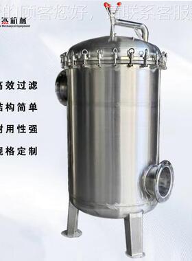 篮过滤器304碳钢不锈式篮式过滤器钢法KITV-PN1兰直筒芯快开管滤