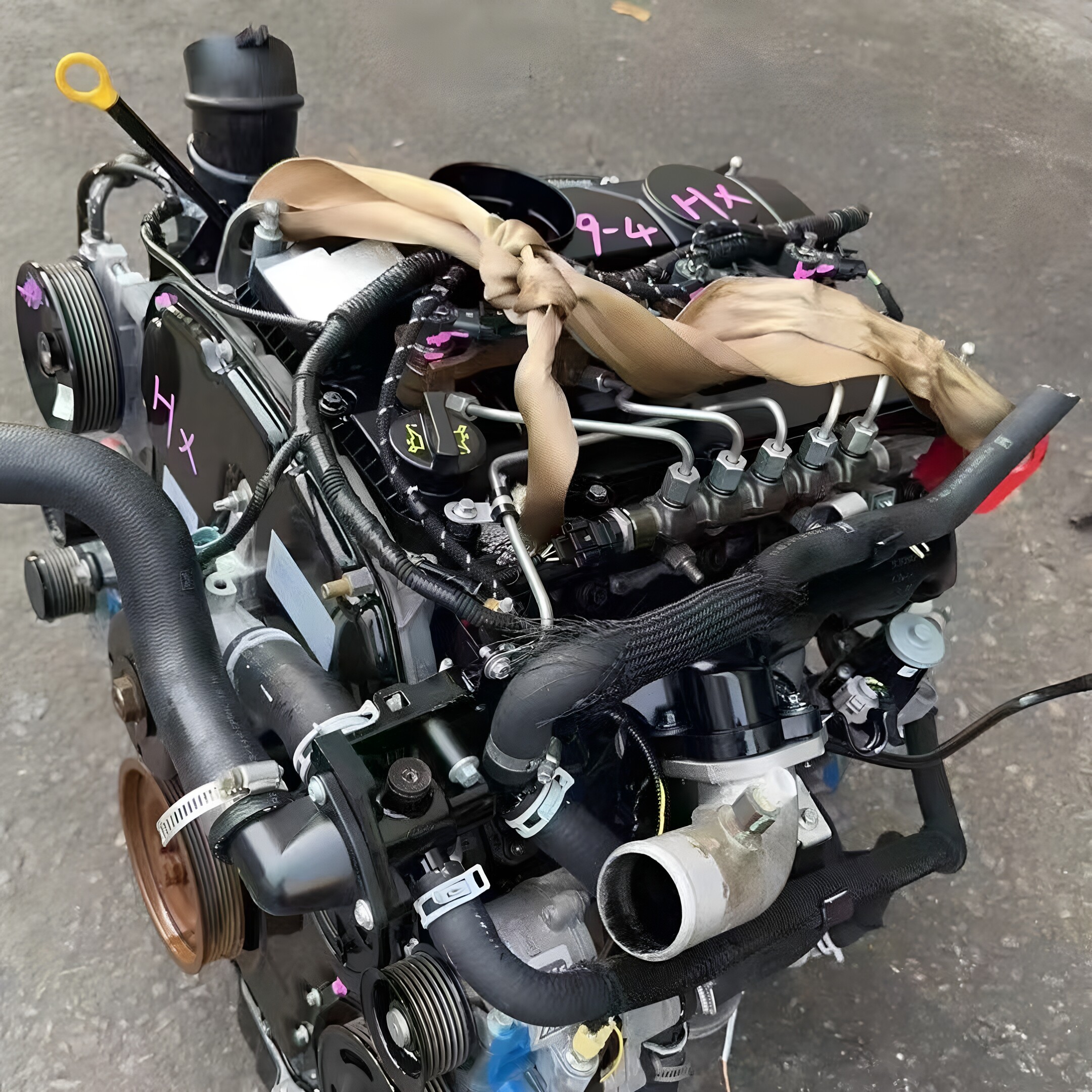 福特全顺新时代V348域虎4D24驭胜S350江铃宝典2.4T柴油发动机总成图片