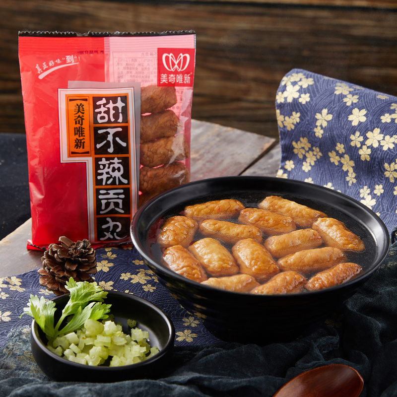 唯新鲜肉甜不辣贡丸火锅关东煮