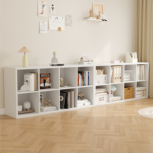 澎木钢制格子柜自由组合卡莱克储物柜儿童书架落地置物格子柜