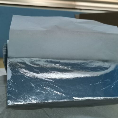 铝箔仿银箔吊顶装饰抓皱银铂纹理家具线条金玻璃镜子出口