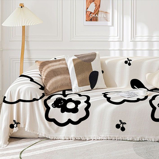 面沙发盖布高级感沙发毯罩新款 卐能沙发盖巾全盖防猫抓沙发巾