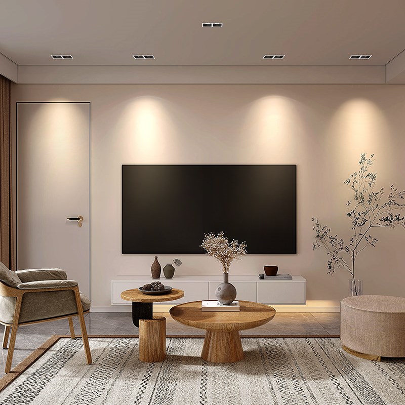 简灯led筒灯头嵌入式超薄长方形孔客厅过道玄关斗胆天花射灯