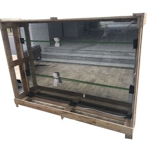 舞蹈室夹胶学校单面镜电镀单向透视钢化玻璃片单向透镜子单片定制