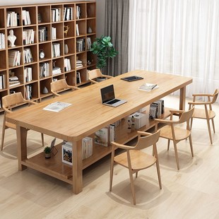 客厅大书桌层长条儿童学生人学习图书阅读办公工作台