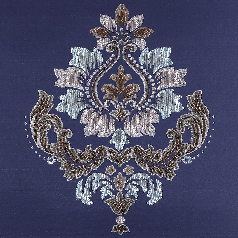 欧式餐桌布长方形高级感家用蓝色桌垫布艺高档奢华茶几椭圆形台布