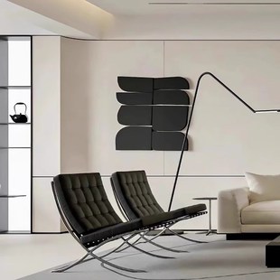 现代中古风客厅沙发背景墙装 饰画侘寂砂岩手工画立体玄关挂画