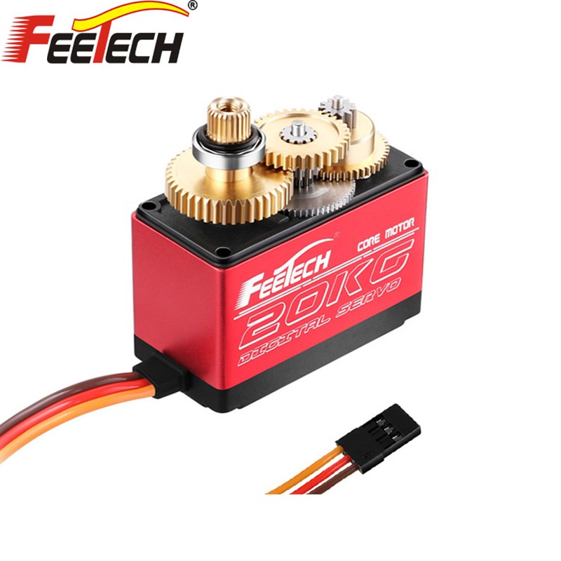 90/180度FT5320M 20kg全金属齿数码/数字舵机攀爬车船飞机机器人