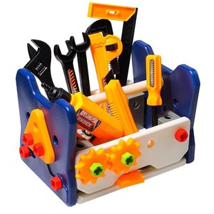 儿童修理工具箱拧螺丝拆装 早教益智宝宝仿真桌过家家男孩