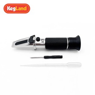 精酿手持折射仪麦芽糖度折光仪家酿测量仪啤酒麦汁糖度计Lnd