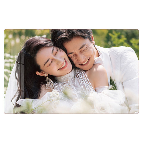 相框定制洗照片做成婚纱照挂墙卧室床头放大结婚照全家福相片打印