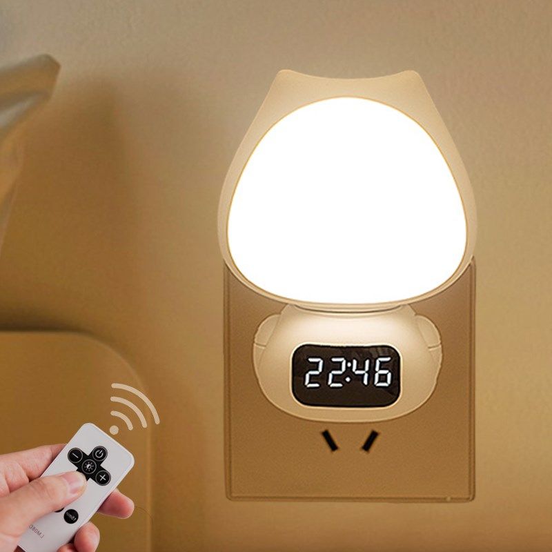 遥控小夜灯伴睡超暗带时间卧室床头睡眠灯柔光护眼儿童插电款台灯,家装灯饰光源,小夜灯,淘宝优惠券,粉丝福利购,淘宝优惠卷