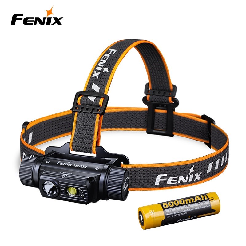 Fenix菲尼克斯 HM70R超亮超轻充电21700电池长续航防水头戴式头灯