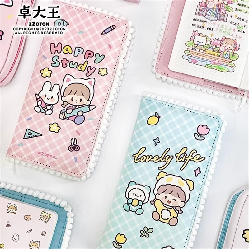 卓大王阿卓花边weeks手帐本方格手账可爱学生笔记日记记事本少女