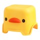 加厚小客厅塑料加厚矮凳卡通创意小黄鸭便携儿童凳