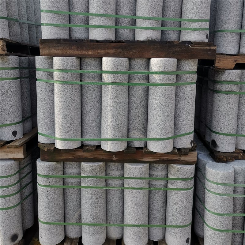 挡车石柱桩圆柱花岗岩石凳墩子防撞大理石阻车拦车挡路石头球路障