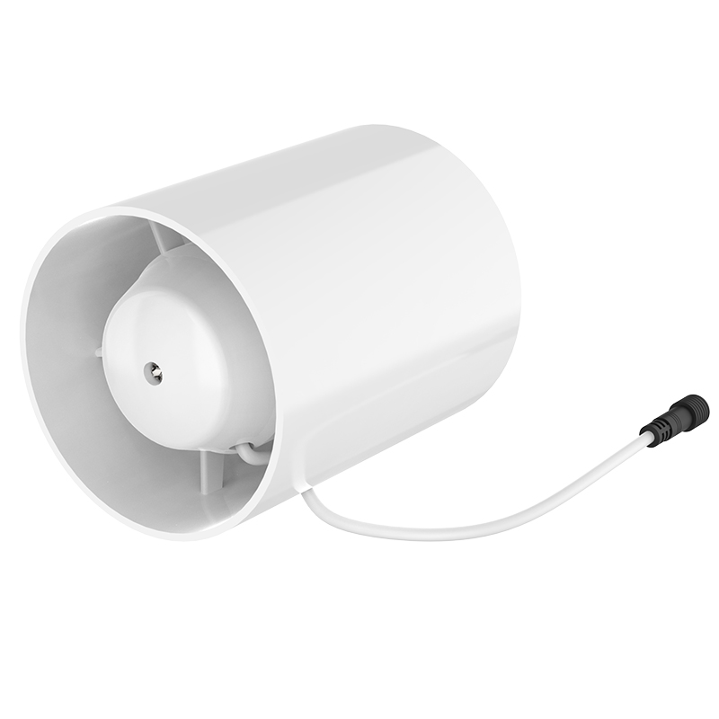 邑术新风系统静音叶轮增压风机可装PM过芯室内排风管道增压