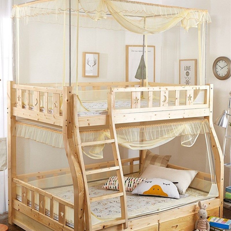 子母床蚊帐梯形拉链高低床1.5米下铺1.2m上铺1.35m双层上下床学生,床上用品,蚊帐,淘宝优惠券,粉丝福利购,淘宝优惠卷