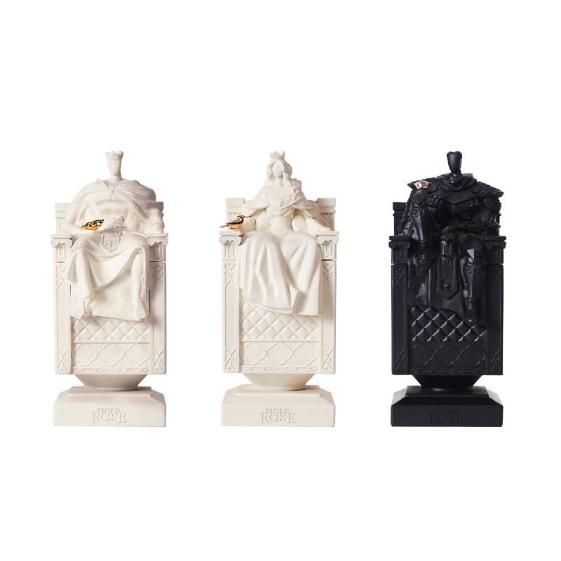 王座香薰蜡烛礼盒猛虎蔷薇剧场木芯艺术小众高级感摆件生日礼物女