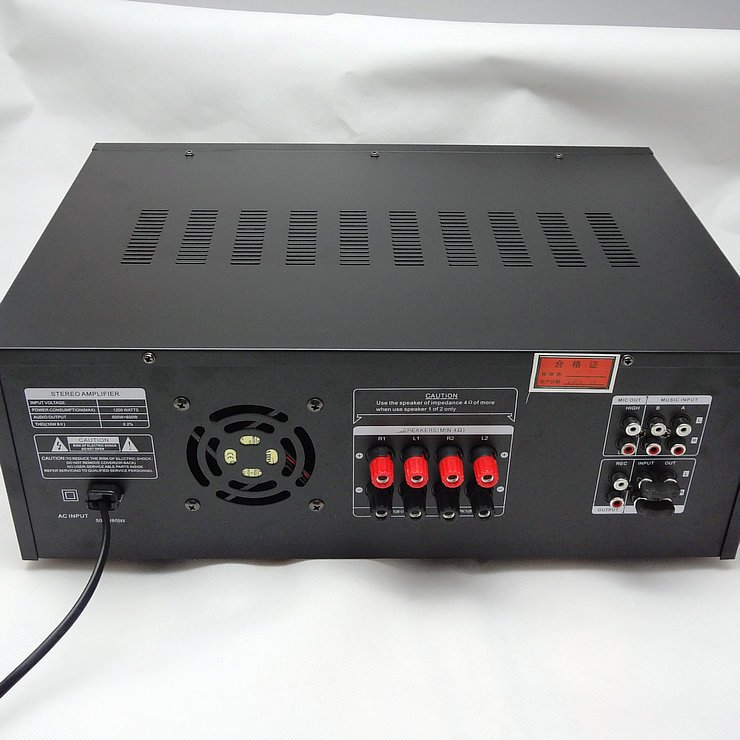 1200W插卡KTV功放家用卡拉OK功放机专业大功率家庭电脑蓝牙功放器
