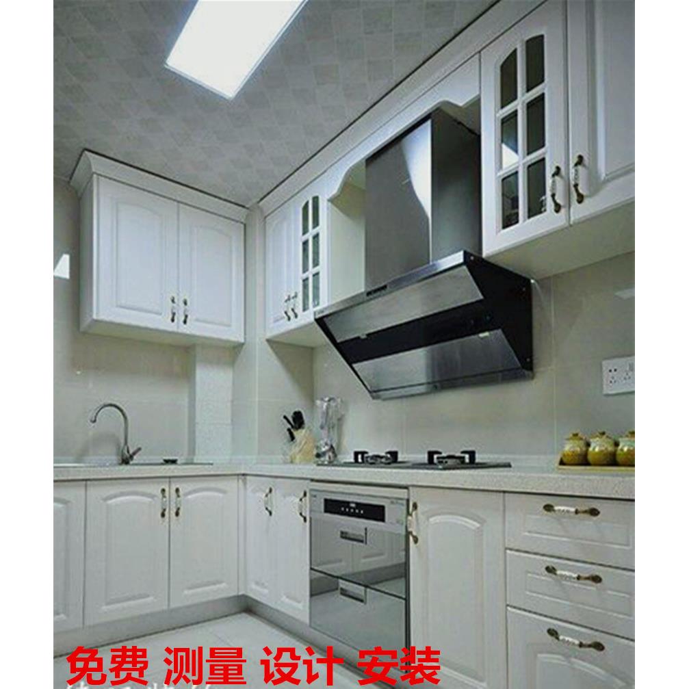 整体整体橱柜定制厨房整体橱柜定制简约现代风格?具车定做模压门