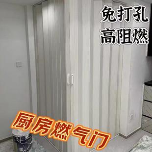 天然气验收门开放式厨房隔断门帘收缩卫生间隔断一次性开通燃气门