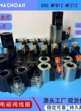 液压电磁阀线圈DSG-01/02/03 4WE6换向电磁阀控制阀MFZ12-37YC