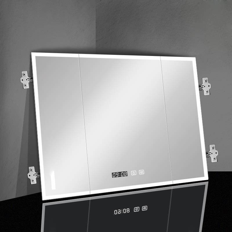 工厂定制铝合金智能镜柜门洗手间多功能非标浴室镜柜门框来图定做