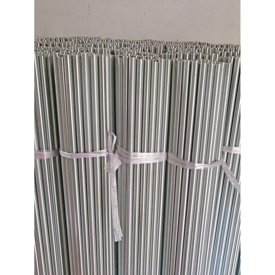 镀锌牙条m6m8m10m12空心螺杆全牙20 10厘丝杆穿线牙管螺丝杆1米长