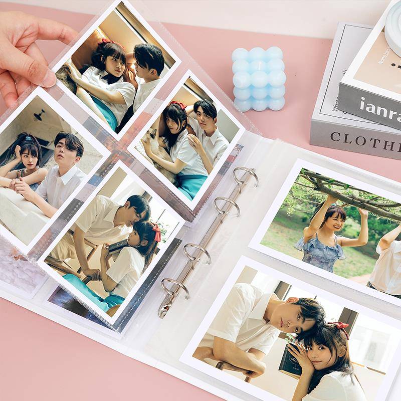 5寸活页相簿3r相簿家庭大容量护贝7寸照片影集拍立得插页式收纳本