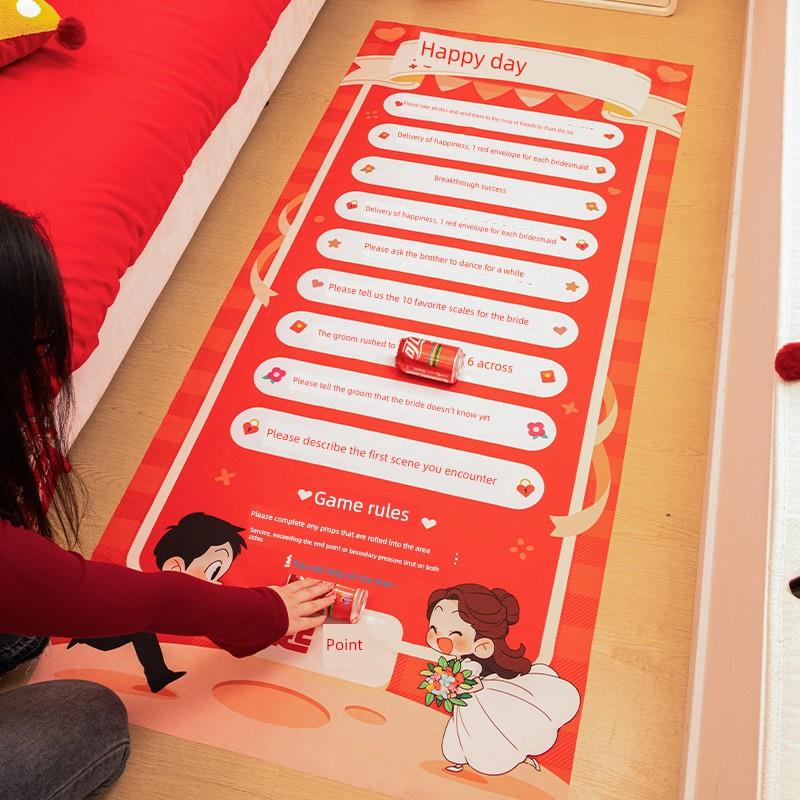 接亲创意滚滚乐堵门整蛊拦门结婚小游戏道具整蛊堵门恶搞新郎团