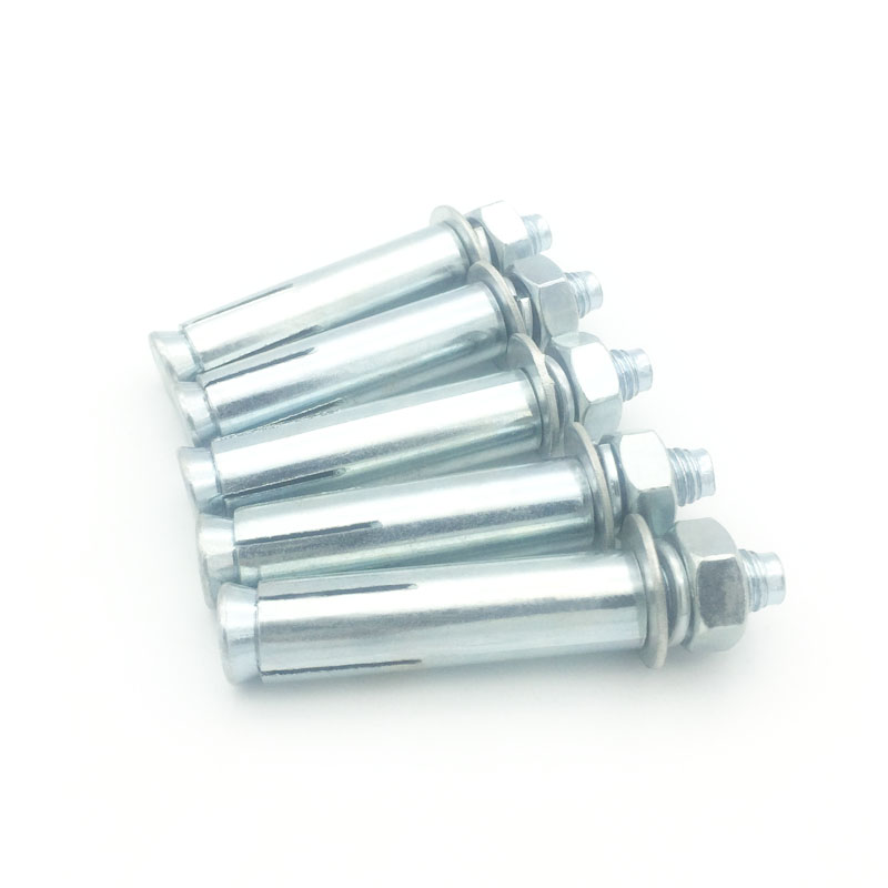 镀锌国标膨胀螺丝 加长外彭涨罗栓 大头铁澎胀管钉拉爆爆炸螺丝