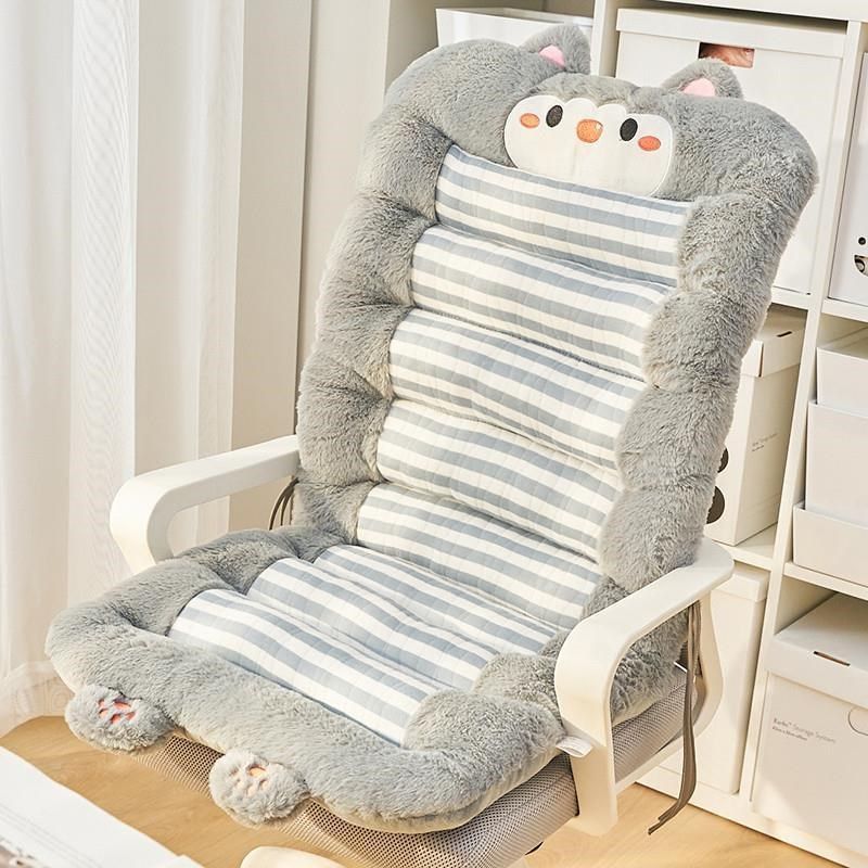 连体坐垫靠垫一体办公室久坐椅子座垫躺椅椅垫屁垫四季汽车学生女,居家布艺,椅垫,淘宝优惠券,粉丝福利购,淘宝优惠卷