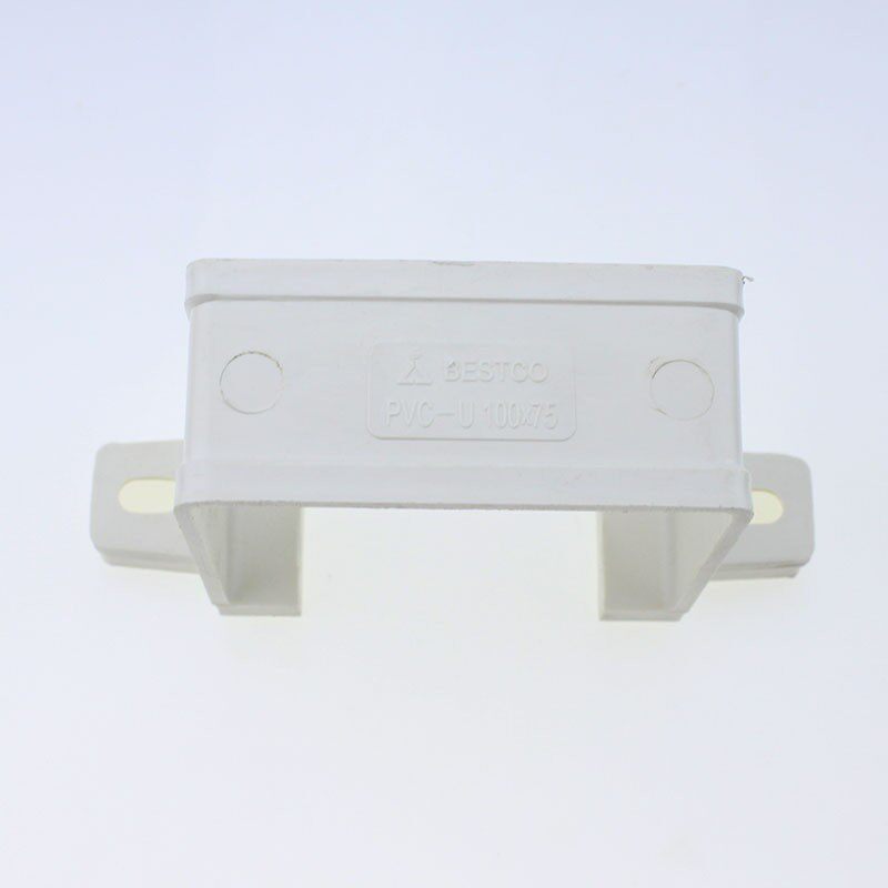 PVC方管固定器雨水管不锈钢方型抱箍下水管屋檐落水管卡