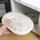大号微波炉椭圆形塑料蒸鱼盘加热饭菜蒸馒头饭盒