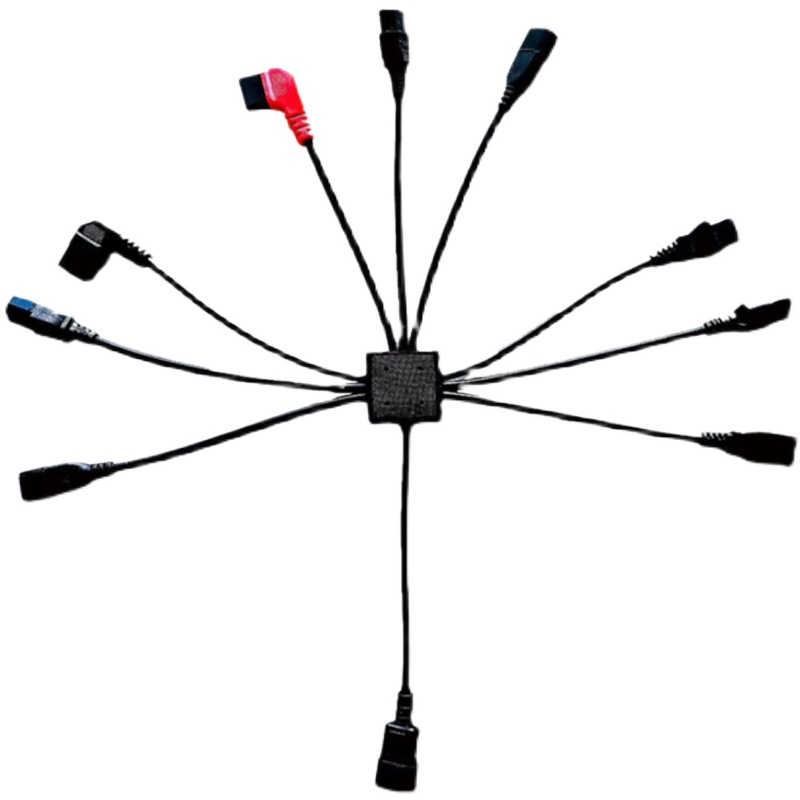 一拖九电动车转接线一转九9多接头转换新款多功能一体充电站