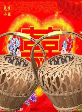 老式烘竹编碳火盆火篮烧炭取暖怀炉烘老烘烤火