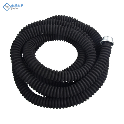 普达皮脸橡胶全面罩导气管自吸式空气防护面具米米长管防毒气