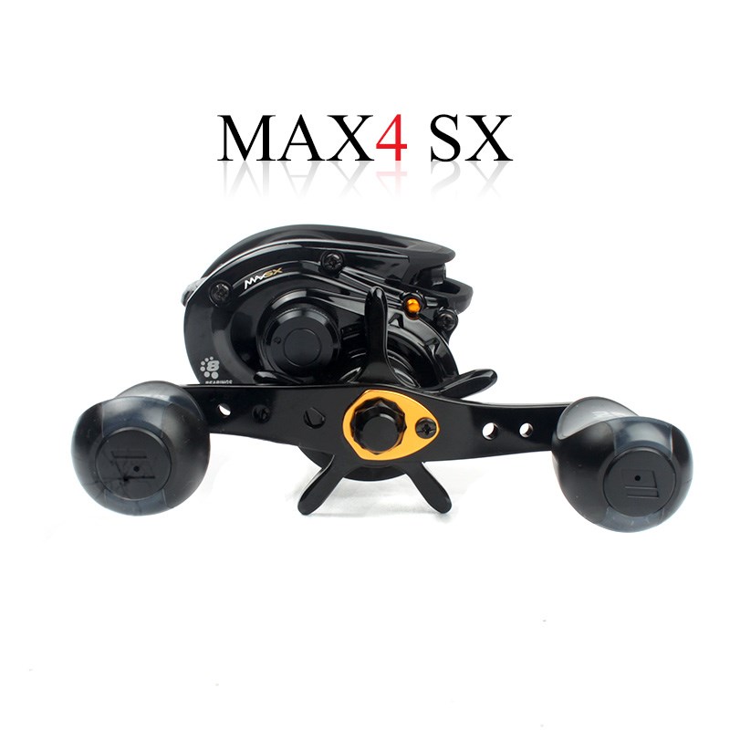 Abu阿布p4水滴轮MAX4SX路亚轮远投深浅杯防炸线金属渔轮打黑微物