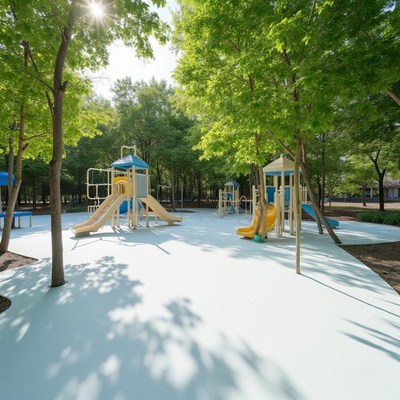 户外游乐场地坪漆室外防水防晒耐磨防滑丙烯酸地面漆水泥地面专用