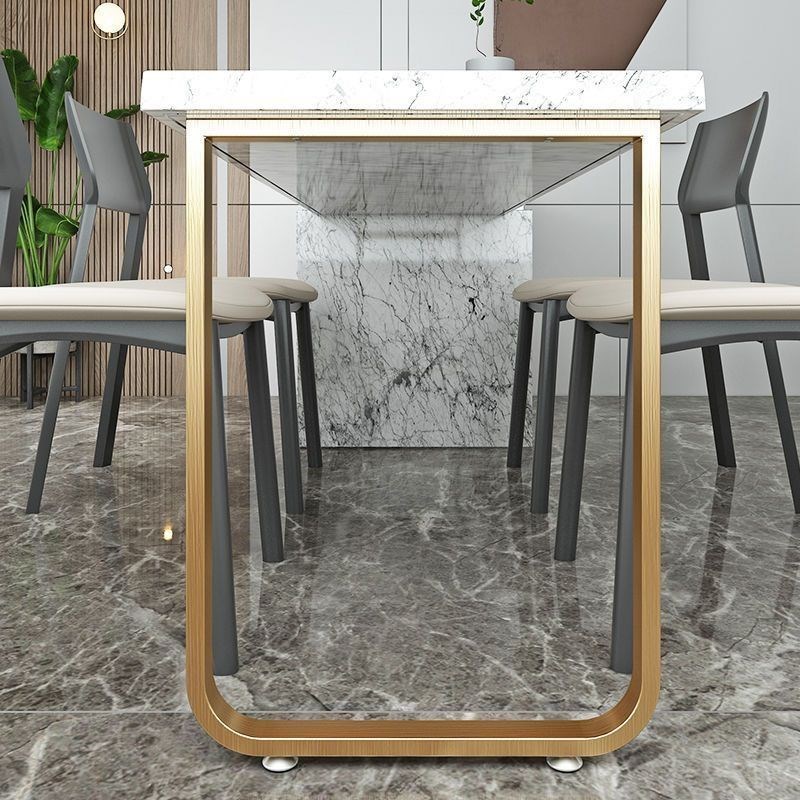 定做现代风餐桌腿支架金属吧台单边脚金色桌子梳妆台书桌腿支撑脚