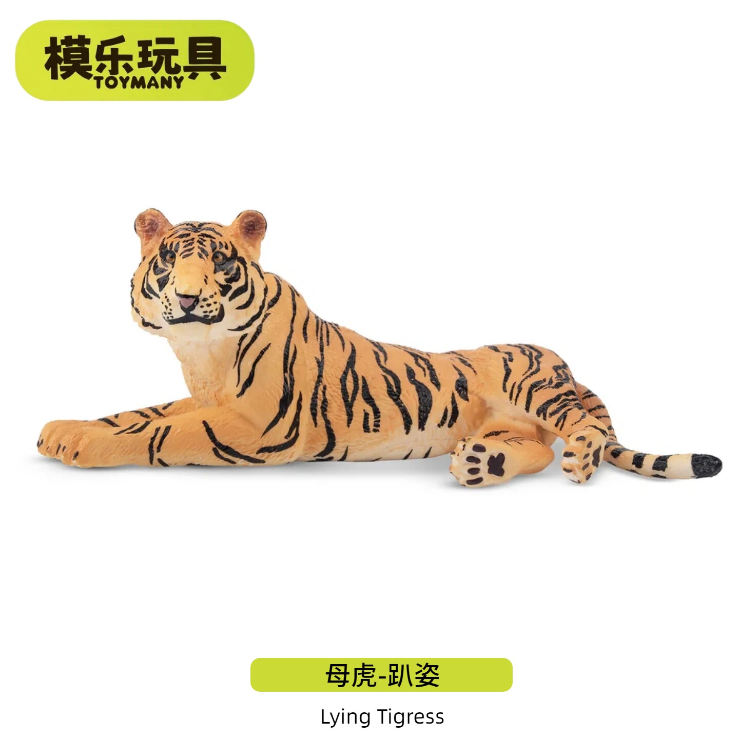 模乐玩具TOYMANY仿真野生动物模型老虎东北虎西伯利亚虎玩具认知