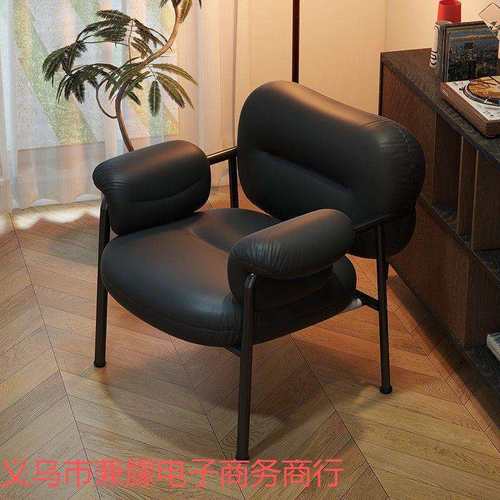 懒人沙发椅北欧简约客厅阳台单人家用卧室轻奢梳妆台凳子美甲椅子