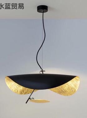 intage吊灯轻奢网红卧室灯复古客厅餐厅吊灯设计师个性艺木灯