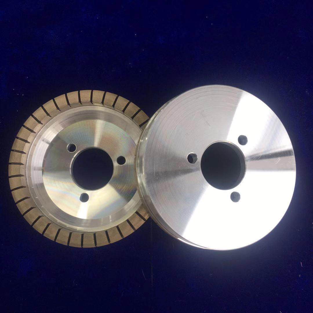 科美磨刹车片玻璃用直边机双边机全齿杯型砂轮6A2金属结合剂