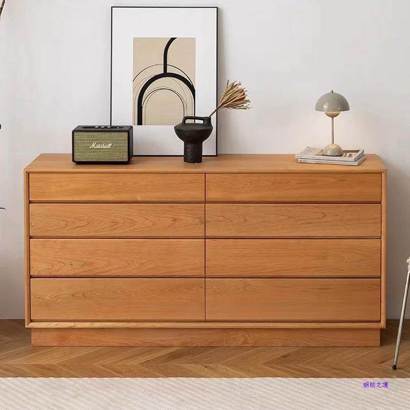 北美樱桃木八斗柜斗柜卧室电视柜床尾柜储物现代简约卯榫整装,3C数码配件,USB灯,淘宝优惠券,粉丝福利购,淘宝优惠卷