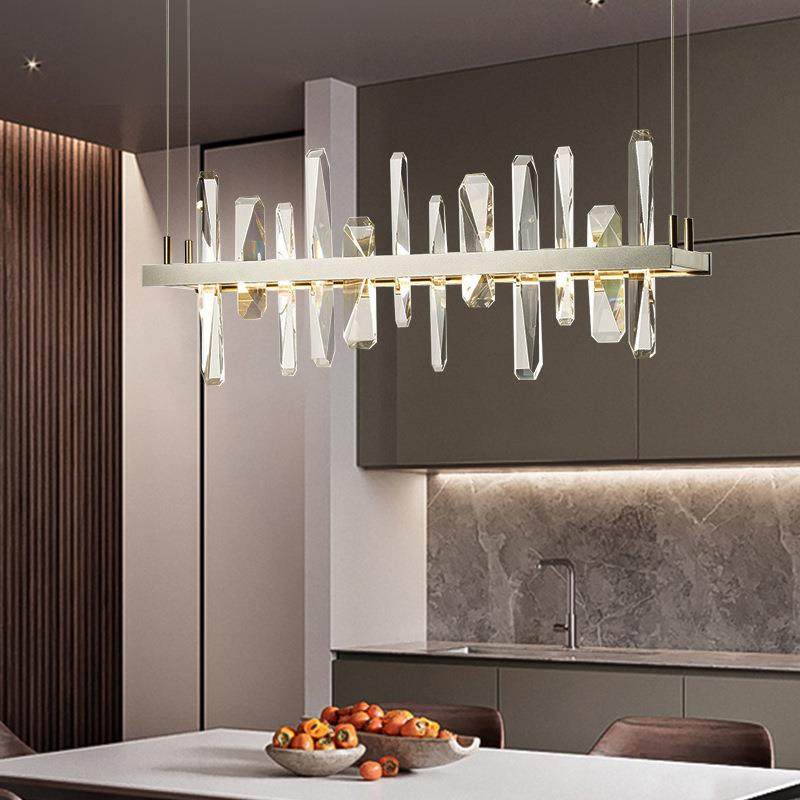 设计师轻奢鱼骨水晶吊灯后现代大气简约创意客厅卧室餐厅led灯具,3C数码配件,USB灯,淘宝优惠券,粉丝福利购,淘宝优惠卷