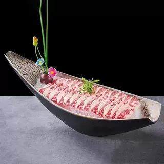 高端刺身盘冰盘海鲜姿造拼盘网红三文鱼火锅餐具雪花肥牛专用摆盘,3C数码配件,USB灯,淘宝优惠券,粉丝福利购,淘宝优惠卷