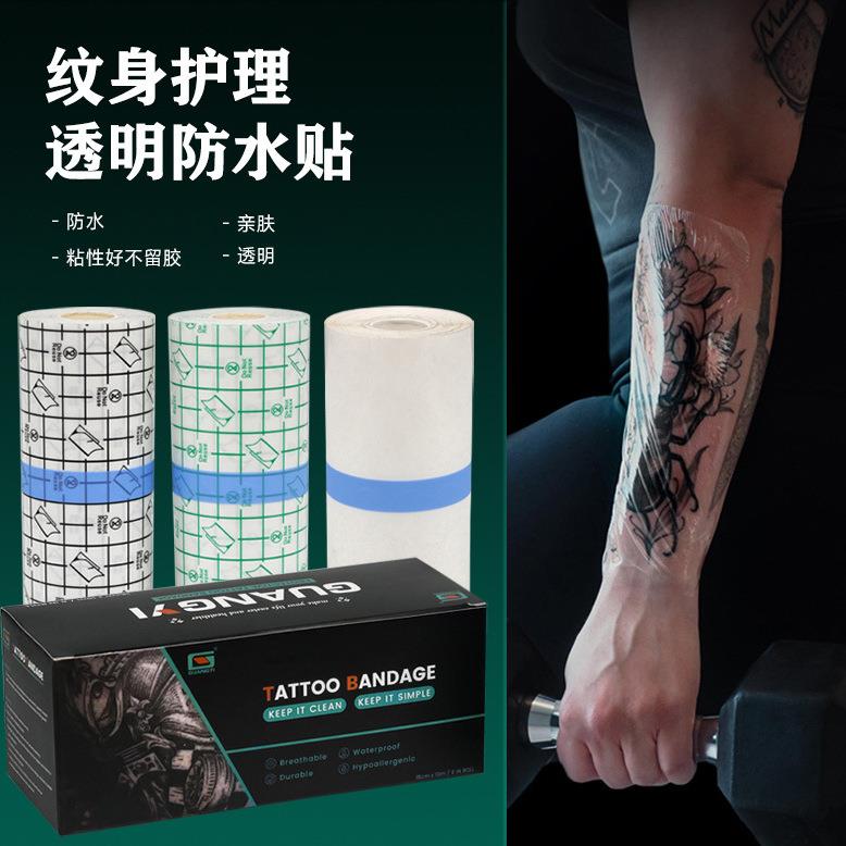 跨境纹身贴PU膜防水贴厂家生产PU膜卷材耐汗透气