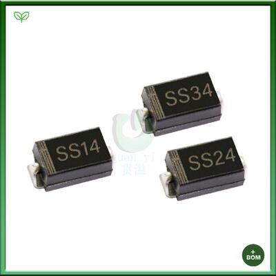 贴片整流二极管SS14/24/341N5819/SR240/1N5822SMADO-214AC